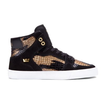 SUPRA topánky - Women-Vaider Black/Gold (BKG)