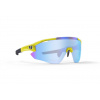 Neon NOVA, Fluo yellow/ Steel Cyklistické okuliare s vymeniteľnými šošovkami