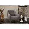 Kreslo / Jednomiestna pohovka Simena - Grey