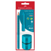 Faber Castell Grafitová ceruzka Jumbo Grip Set, 3 ks tyrkysová