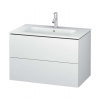 Duravit L-Cube Umývadlová skrinka, 55x82x48 cm, 2 zásuvky, biela mat LC624101818