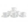 MAKRO Šálka 6ks podšálka 6 x 220 ml