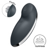 Satisfyer Tap & Climax 2 - 2v1 klitorisový vibrátor (sivý)