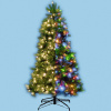 Umelý vianočný stromček s integrovaným LED osvetlením, 240 cm