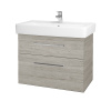 Dreja Kúpeľňová skrinka Q MAX SZZ2 80 - D05 Oregon / Úchytka T04 / D05 Oregon