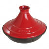 Tajine litinový hrnec třešňově červený 28 cm - STAUB (Tajine 28 cm/2 l černá/višňová - STAUB)