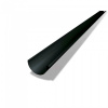 PREFA žľab, polkruhové žľaby, dĺžka 3 m, Ø 125 mm (š. 280 mm), čierna P10