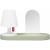 Stolná lampa Edison the Petit so svetlozeleným podstavcom