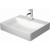 DURAVIT DuraSquare umývadlo do nábytku s otvorom, bez prepadu, spodná strana brúsená, 600 x 470 mm, biela, 2353600071