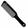 XHAIR Hrebeň na strihanie mužských vlasov s rukoväťou BARBER ZÚBKOVANÉ