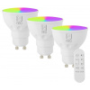 IMMAX IMMAX NEO LITE SMART sada 3x žárovka LED GU10 6W RGB+CCT, stmívatelná, Beacon, DO, Wi-Fi, TUYA