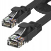 Interlook Cat6a-5M | Ethernet LAN kábel Ethener Cat. 6a | RJ45 5M prepojovací kábel Černá