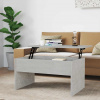zahrada-XL Konferenčný stolík betónový 80x50,5x41,5 cm spracované drevo 809642