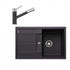 Blanco Set drezu Metra 45 S a batérie Kano, čierna/čierna SET 09-C 25 KANO cer