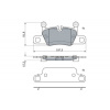 BOSCH Sada brzdových platničiek kotúčovej brzdy 0 986 424 972