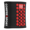 COMPRESSPORT SWEATBANDS 3D.DOTS black/red Černá potítko
