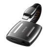 Adaptér Lightning na Lightning + AUX mini jack 3,5 mm, Mcdodo CA-6340 (čierny)