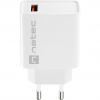 Universální nabíječka Natec RIBERA 18W 1X USB-A, bílá NUC-2057