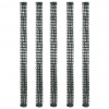 vidaXL Záhradné pletivo 5 ks HDPE 1x1,2 m zelené - Zelená - 40898-182451