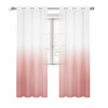 Voálová záclona ombre růžové pudrové