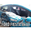 Deflektory - protiprievanové plexi Ford Fiesta 5D od 2017 (+zadné)