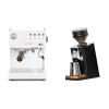 Ascaso Steel DUO PID, White&Wood + Eureka Mignon Zero 65 Speedy, CR black