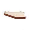 Polička do klece Trixie Natural Living pro morčata a králíky 28 × 28 cm