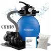 Pieskový filter do bazéna Filtračné guličky 1000g (Pieskové bazénové čerpadlo, sada pieskových filtrov + filtračné gule 10200L/h)