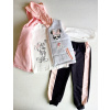 Detský komplet - Turkish Baby Set 92 Biela, čierna, ecru, oranžová, ružová, šedá 3 ks. (Súprava myši Minnie (3 kusy) 92)