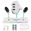 Nabíjačka Dokovacia stanica Stojan + 2x Batéria Akumulátor pre Oculus Quest 3