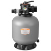 Vevor Pieskový filter 457.2 mm, 151.4 lpm, 7-polohový ventil pre bazény YYCSLQ18INCHBTPJF001V0