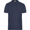 DAIBER JN 1802 / Pánske elastické tričko z bio bavlny - navy 4XL