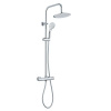 INVENA MÚSTA sprchový stĺp s termostatickou batériou, chróm (AU-84-001-X)