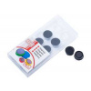 Magnety ARTA priemer 16mm, čierne (10ks v balení)