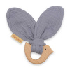 New Baby Hryzátko pre bábätká vtáčik - sivé