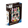 RAVENSBURGER Dřevěné obrysové Mickey a Minnie 300 dielov