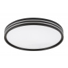 Rabalux Čierne stropné LED svietidlo Epora 390mm 25W 71118