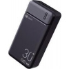 Powerbanka C-tech 30000mAh, Li-Pol, 20W, USB-C/USB-A/micro USB