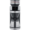Severin KA 4852, Kávovar, Kávové zrná, Vstavaný mlynček, 1520 W, Čierna, Strieborná