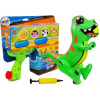 LEAN TOYS Veľká nafukovacia vodná pištoľ dinosaura