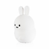 ZOPA Silikónová nočná LED lampička s hudbou veľkosti L, Rabbit