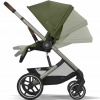 Cybex Balios S Lux 2.0 športový kočík Moss Green (Taupe Frame)