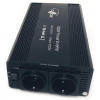 EUROCASE menič napätia AC/DC 12V/230V/ 1500W/ 2x zásuvka