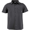 Columbia TRIPLE CANYON SHORT SLEEVE SHIRT tmavo sivá,biela Pánska outdoorová košeľa S