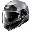 NOLAN prilba N100-5 PLUS Distinctive flat lava silver / black - 2XL