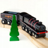 Hračka Bigjigs Rail Drevená replika lokomotívy Black 5