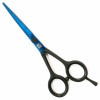 PRO FEEL JAPAN H02-55 Blue Matt Black Profesionálne kadernícke nožnice 5,5' - modročierne