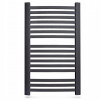 Radiátor/rebrík do kúpeľne 57x50 cm ČIERNY VYPR