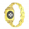 AW Kovový DIAMOND remienok pre Apple Watch - Zlatý (výpredaj) Farba: Gold, Veľkosť / Rozteč: 44/45/46/49mm IR-AWGW-0083
