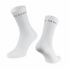 Ponožky Force SNAP SPORT, biele L-XL/42-46
